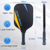 Kevlar Pickleball Paddle Hot-Pressed Durable Honeycomb Core 10 Kevlar Pickleball Paddle Hot-Pressed Durable Honeycomb Core 10