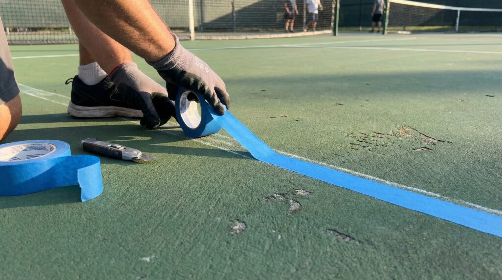 can you play pickleball on a tennis court 4