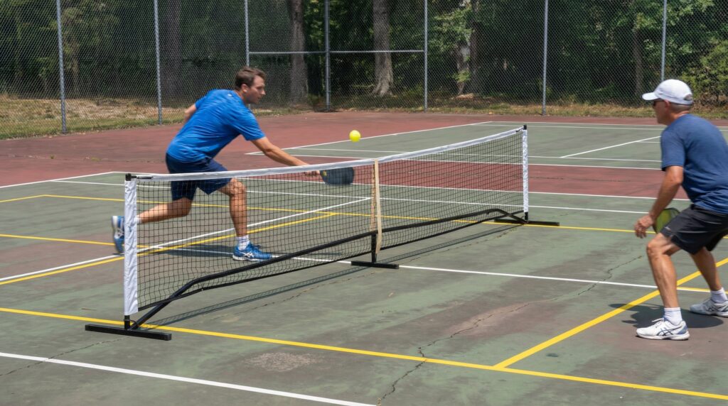 can you play pickleball on a tennis court 8